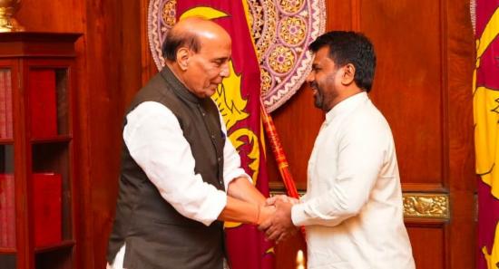 Indian Defence Minister Meets President AKD
